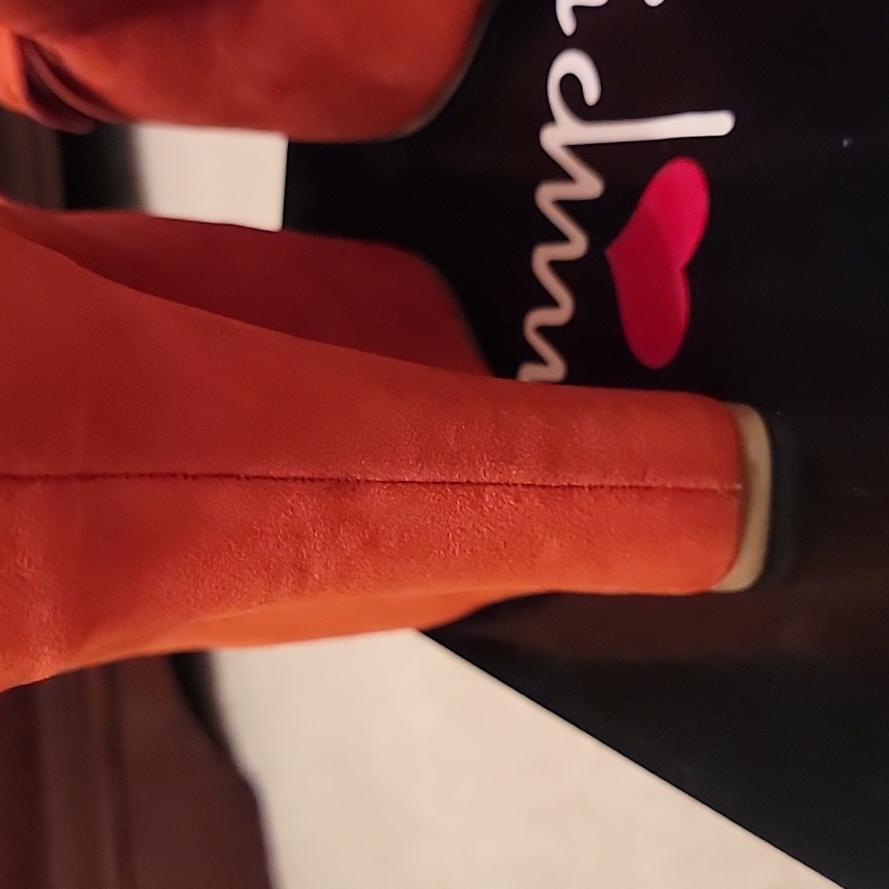 Orange Suede Shoes - Picture 6 of 15
